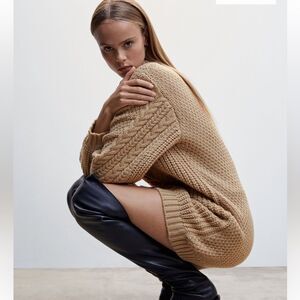Mango Knitted Perkins Sweater Dress